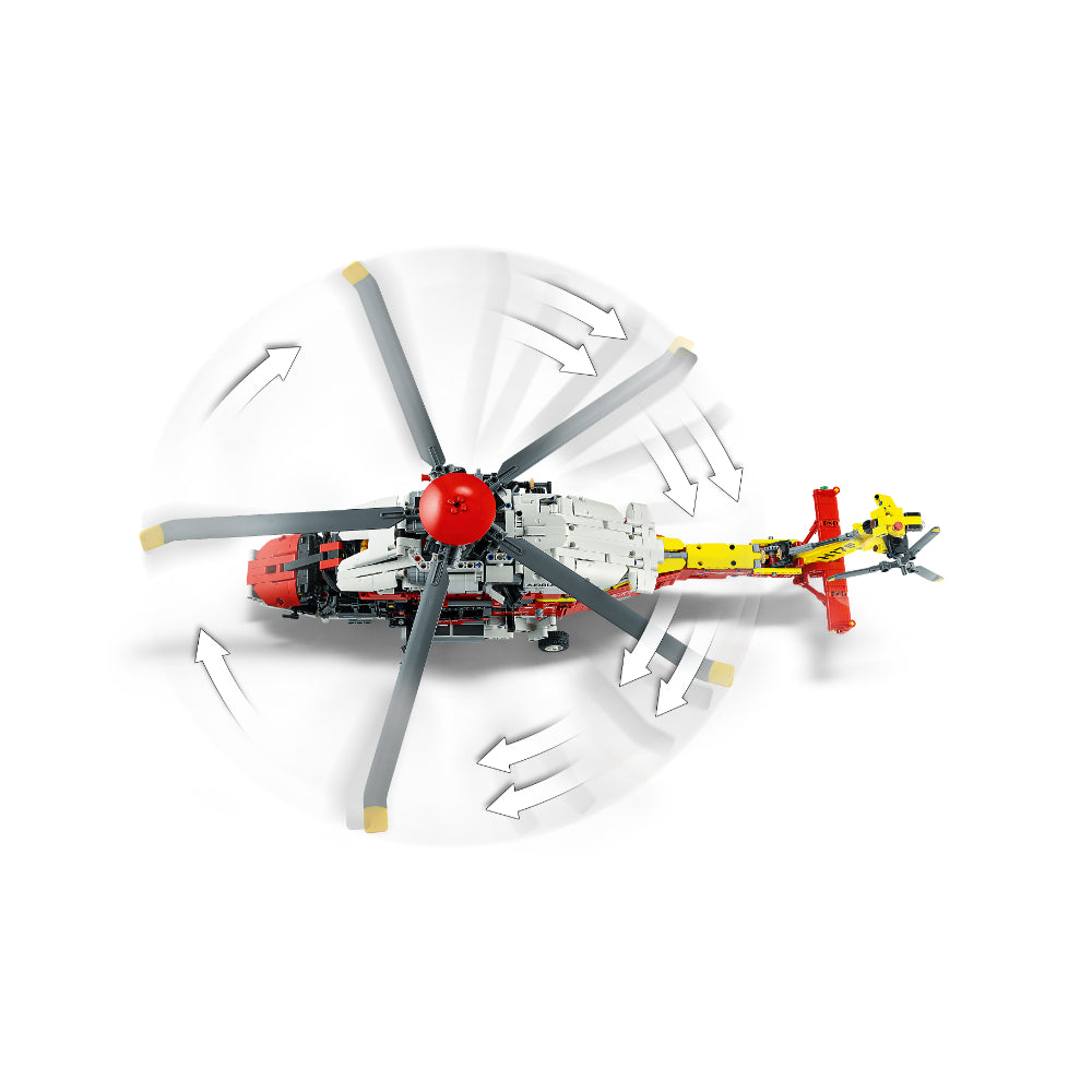 LEGO®Technic: Helicóptero De Rescate Airbus H175 (42145)_005