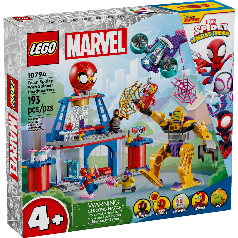 LEGO®Marvel Super Heroes, Cuatromas: Cuartel General Arácnido Del Equipo Spidey _001