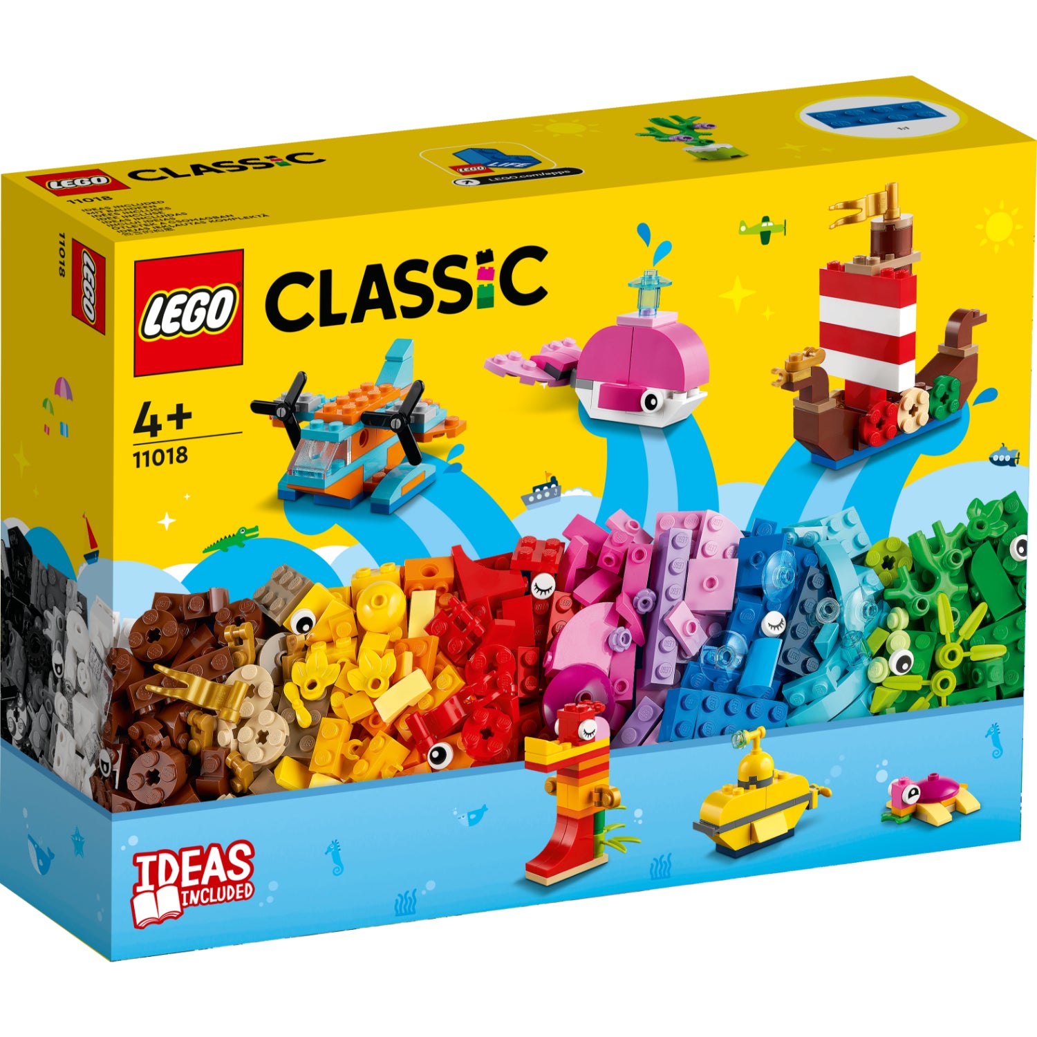 LEGO® Classic: Diversión Oceánica Creativa (11018)