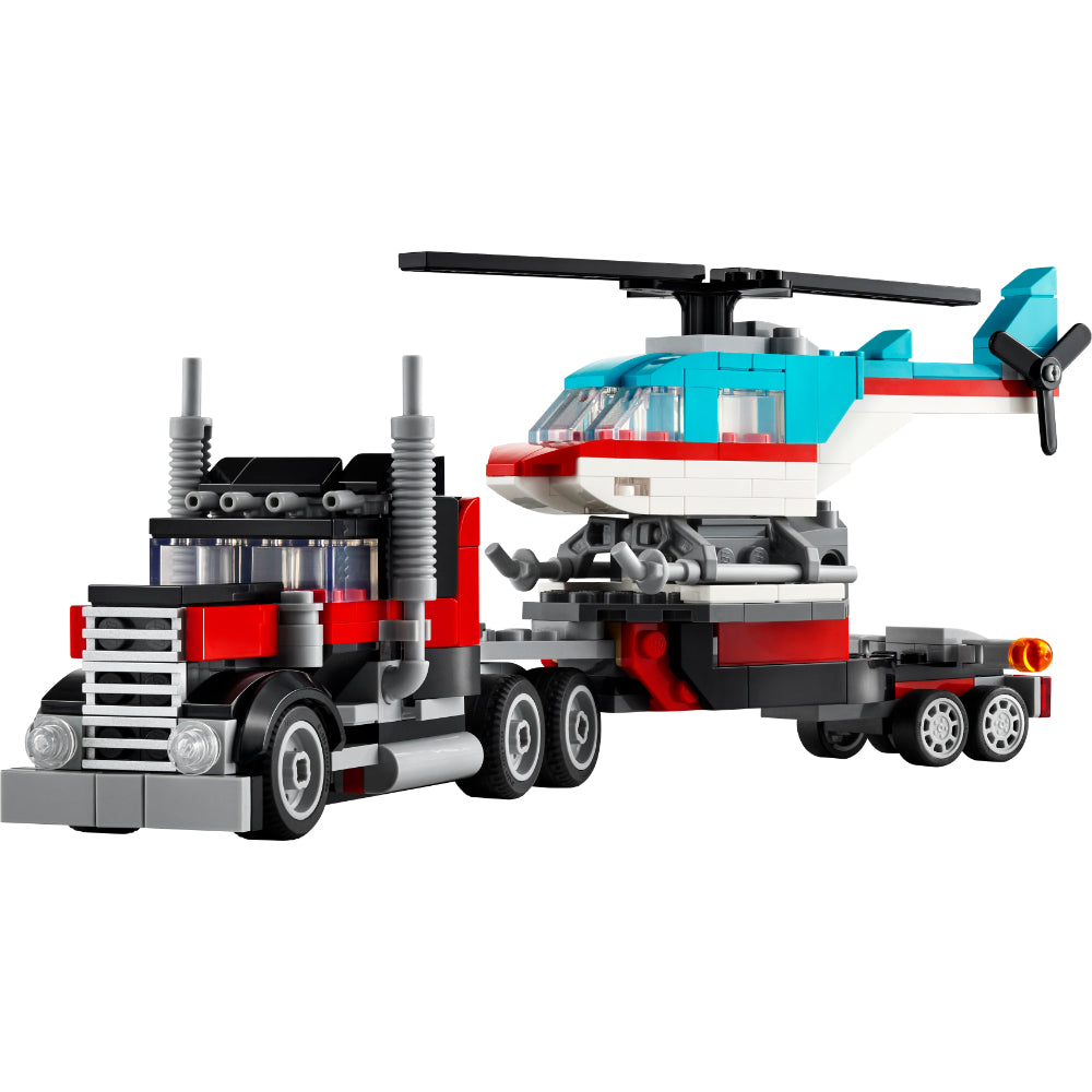 LEGO®Creator: Camión Plataforma con Helicóptero (31146)_002