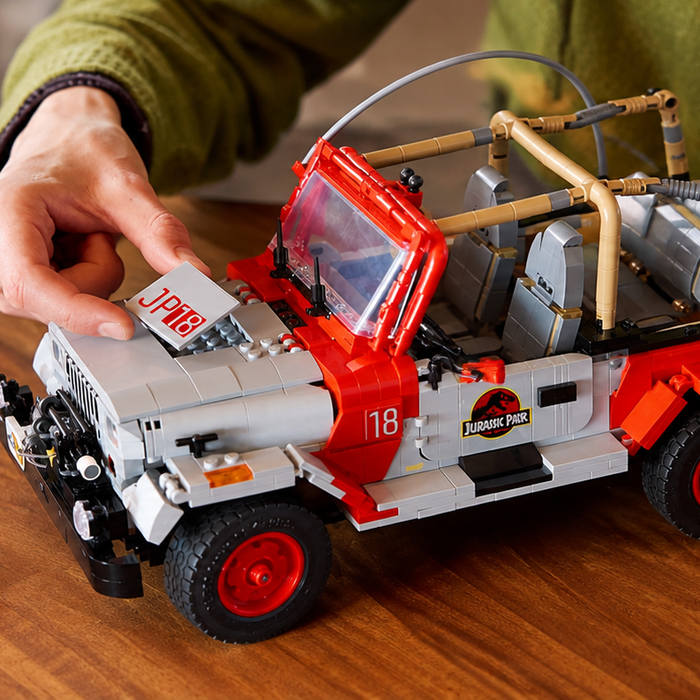 Jurassic Park Jeep® Wrangler: un clásico del cine para construir y exhibir