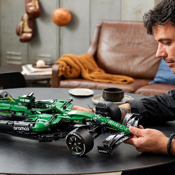 Aston Martin F1 de LEGO®. Un monoplaza que se construye como se diseña