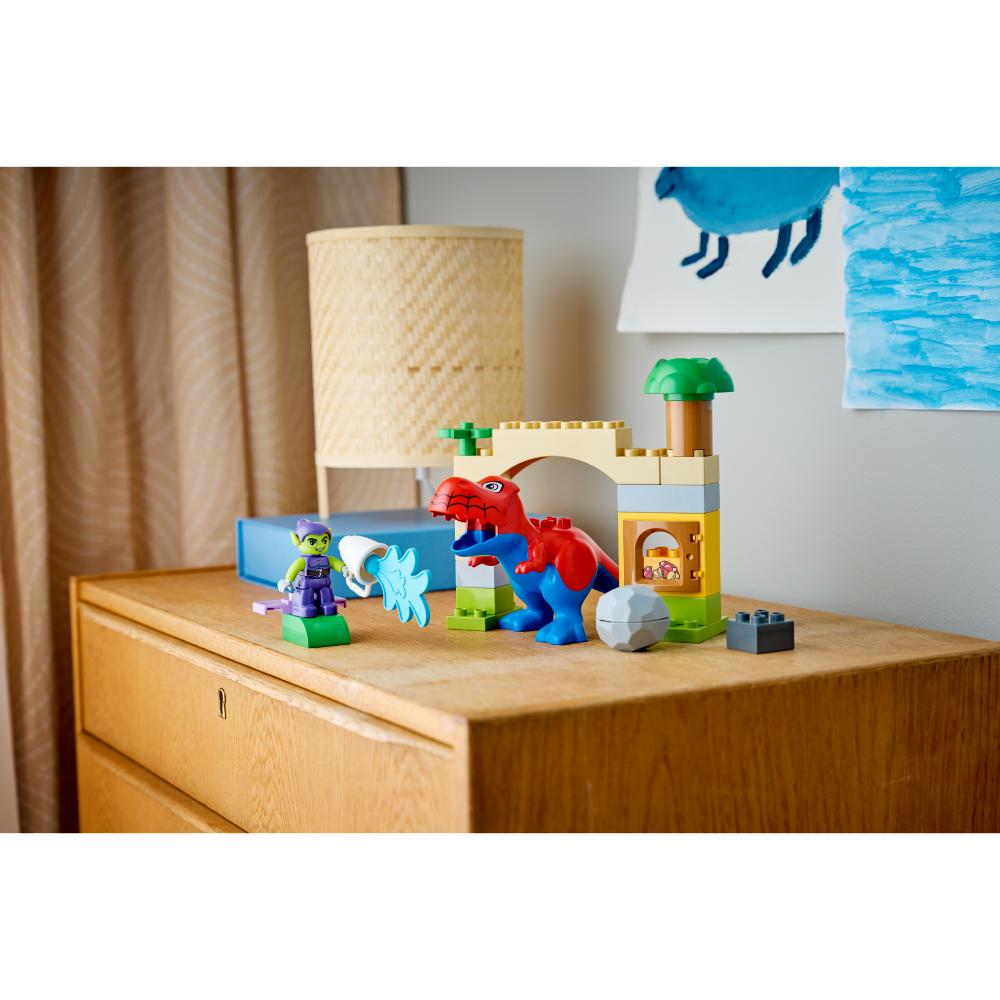 DINOSAURIO SPIDEY-REX VS. DUENDE VERDE