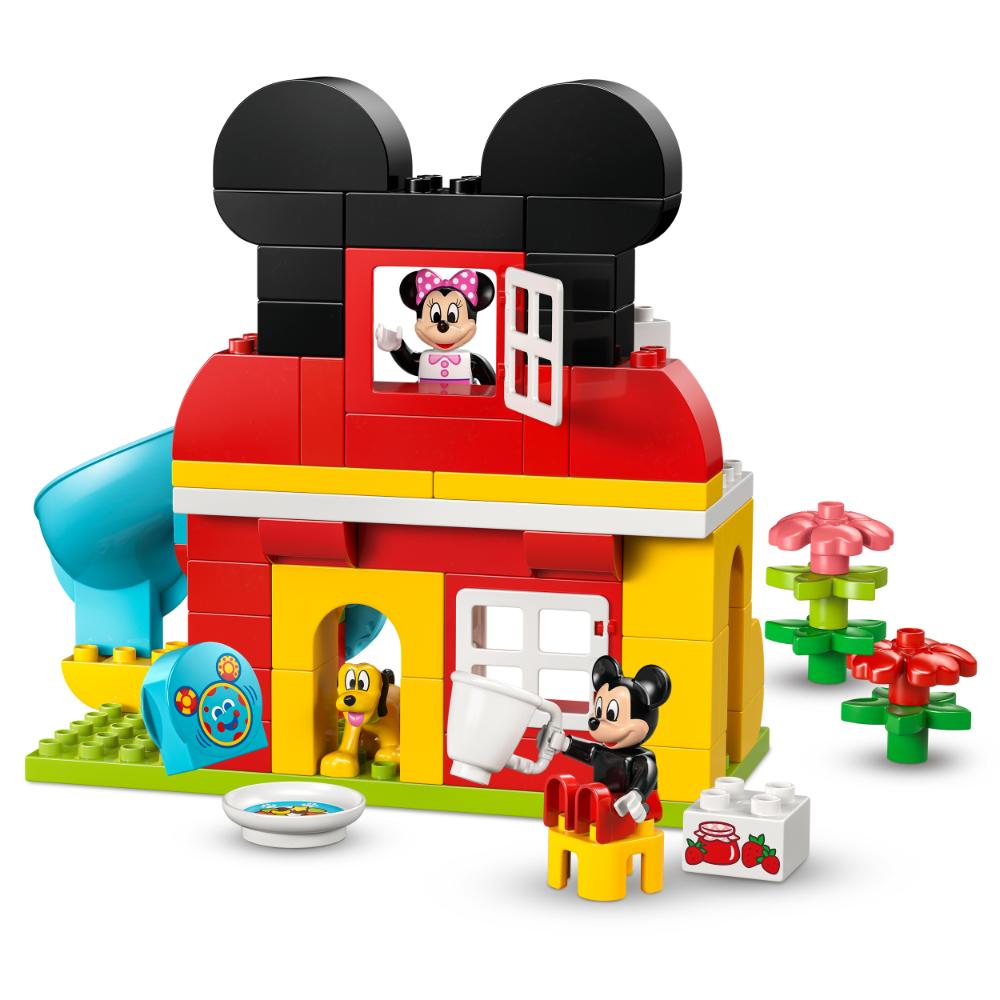 CASA DE MICKEY MOUSE CON MINNIE Y PLUTO