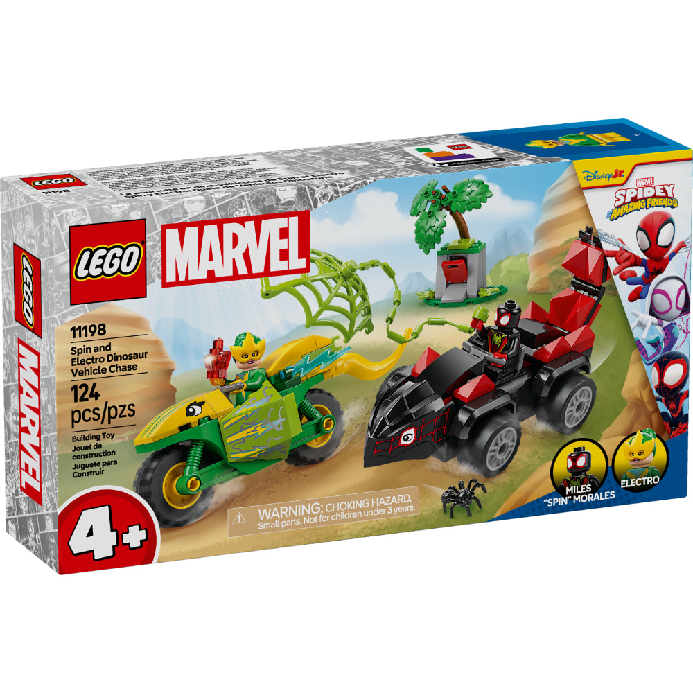 LEGO®Marvel Super Heroes: Spin Y Electro: Duelo De Vehículos Dinosaurio (11198)_001
