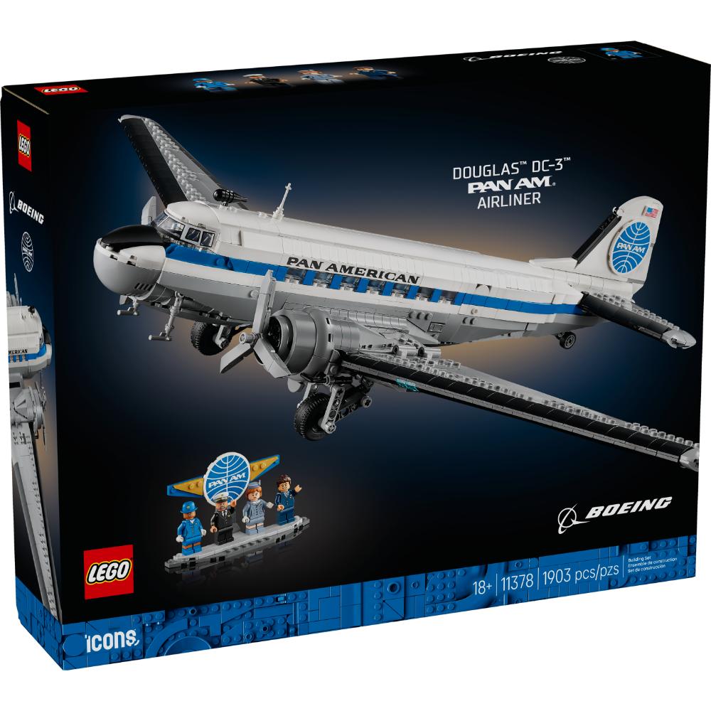 LEGO®Icons: Avión De Pasajeros Douglas™ Dc-3™ De Pan Am® (11378)_001