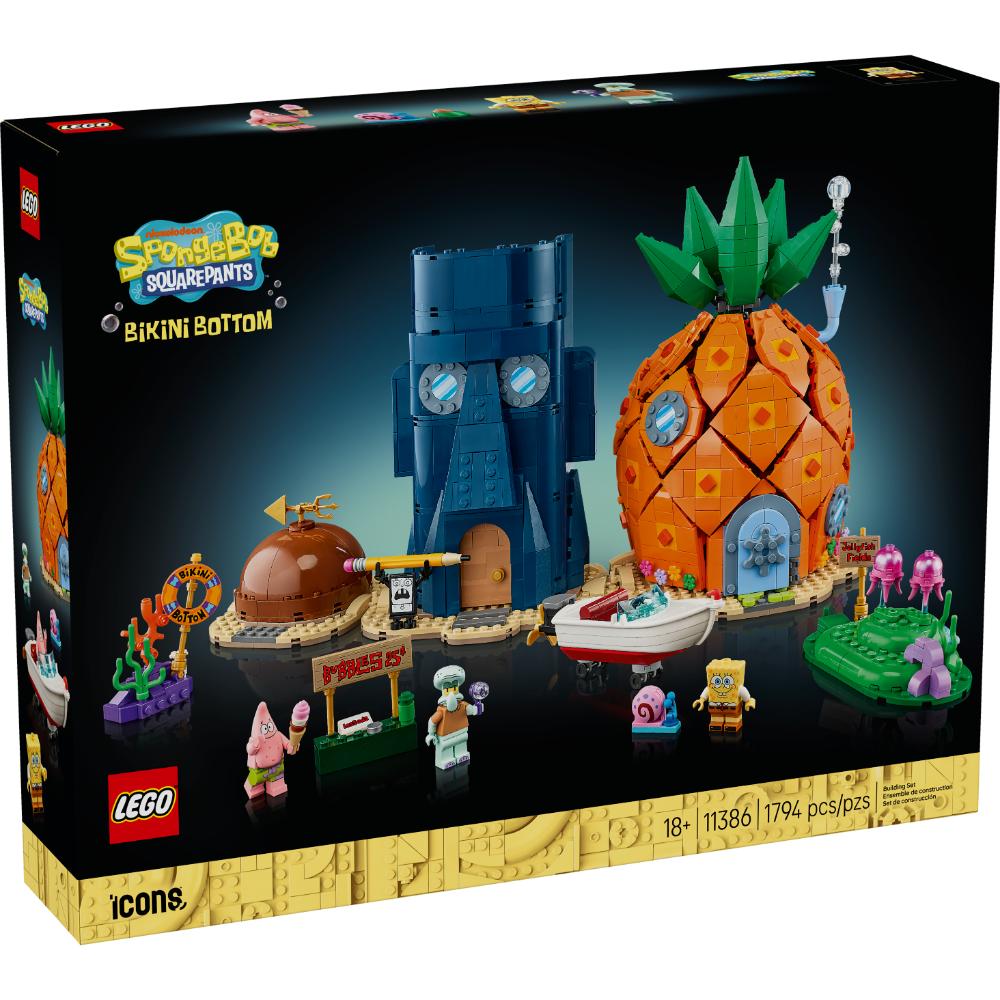 LEGO®Icons: Bob Esponja Pantalones Cuadrados: Fondo De Bikini (11386)_001
