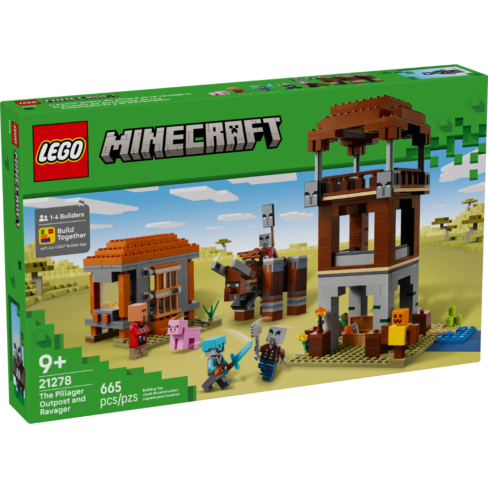 LEGO®Minecraft: El Puesto De Avanzada De Los Saqueadores Y El