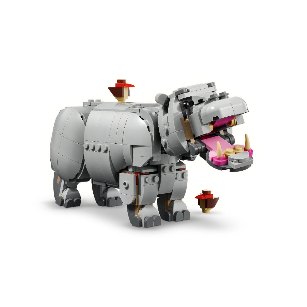 LEGO®Creator: Fauna Salvaje: Majestuoso Rinoceronte Con Aves (31171)_004