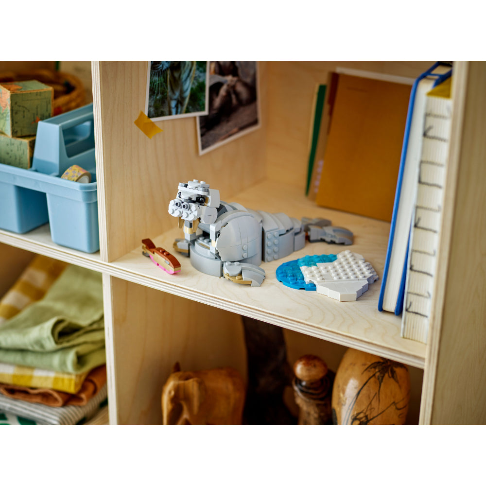 LEGO®Creator: Fauna Salvaje: Majestuoso Rinoceronte Con Aves (31171)_010