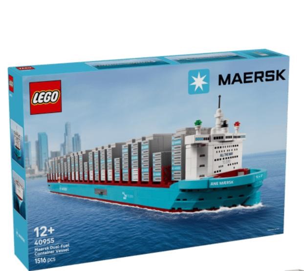 LEGO®Extended Line: Buque Portacontenedores De Combustible Dual De Maersk (40955)_001