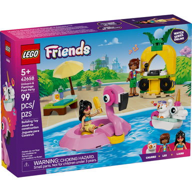 LEGO®Friends: Fiesta En La Alberca Con Flamingo Y Unicornio (42658)_001
