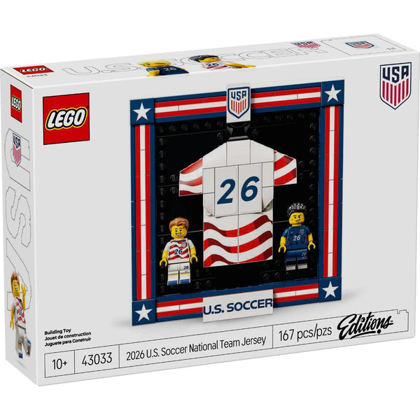 LEGO®Editions, Editions Sports: Camiseta De La Selección Nacional De Fútbol De Ee. Uu. 2026 (43033)_001