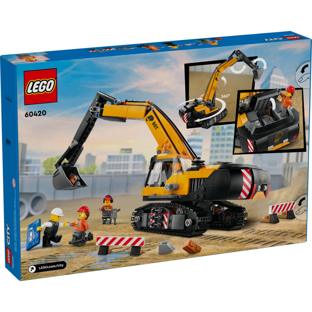 LEGO®City: Excavadora De Obra Amarilla (60420)_003