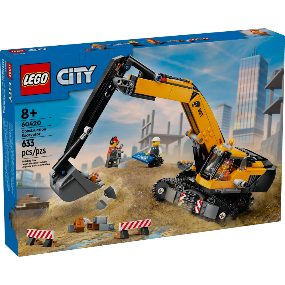 LEGO®City: Excavadora De Obra Amarilla (60420)_001