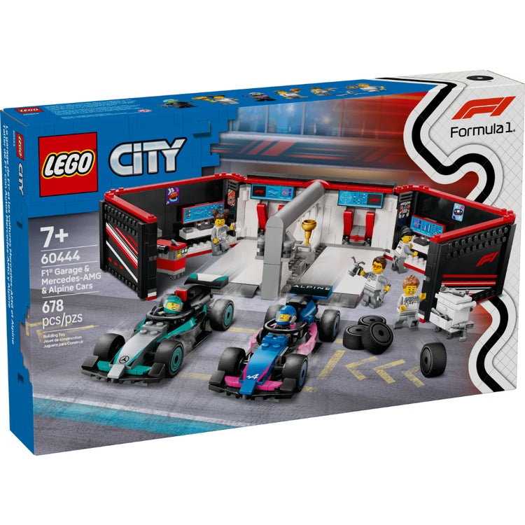 LEGO®City: Garaje De F1® Con Coches Mercedes-Amg Y Alpine (60444)_001