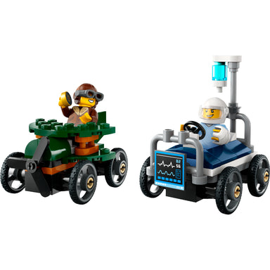 LEGO®City: Pack De Coches De Carreras: Avión Vs. Cama De Hospital (60459)_002