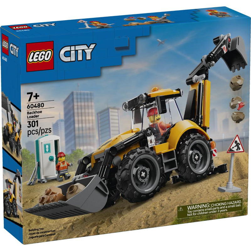 LEGO®City: Cargadora Retroexcavadora Amarilla (60480)_001