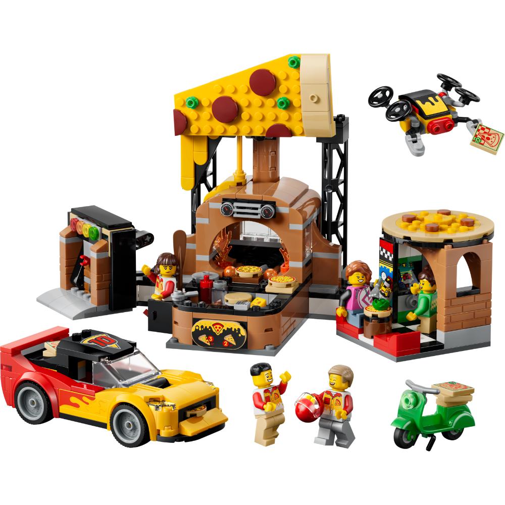 LEGO®City: Experiencia De Pizza A Domicilio Con Vehículos (60496)_002