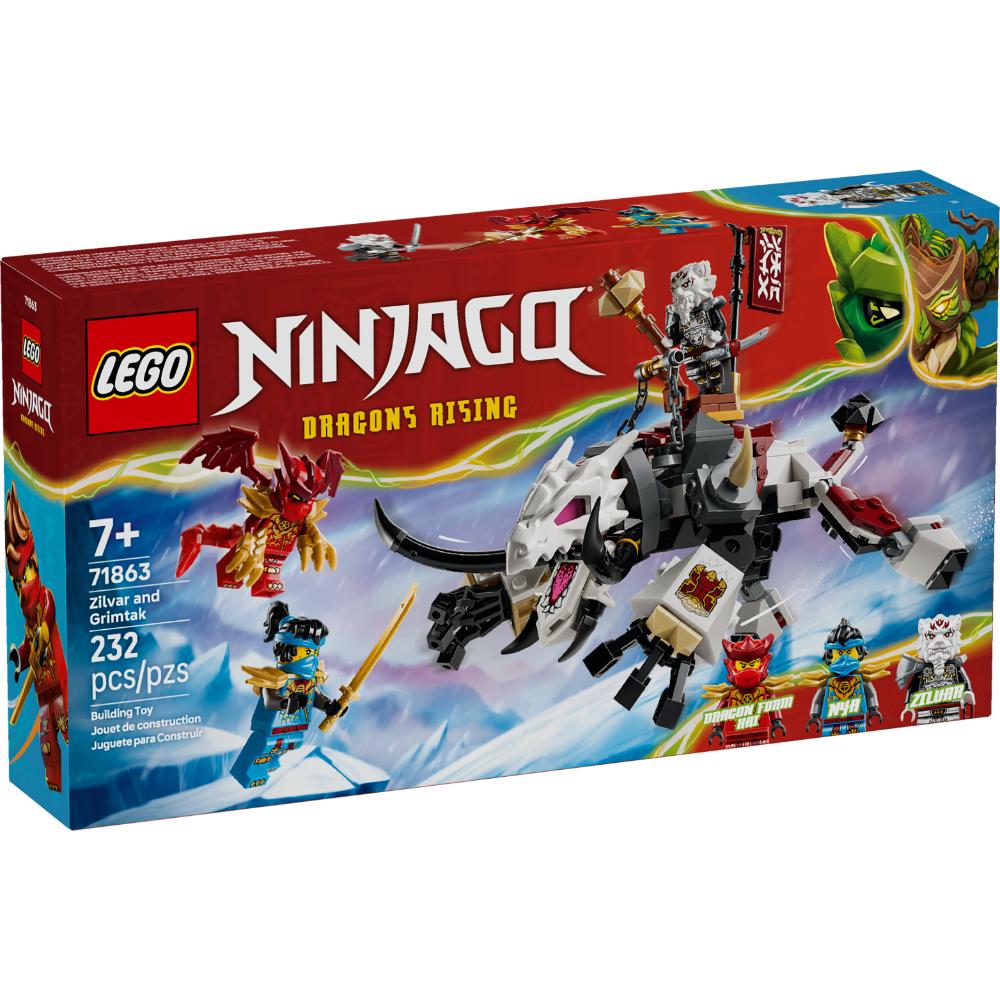 LEGO®Ninjago: Zilvar Y Bestia Dragón Grimtak (71863)_001