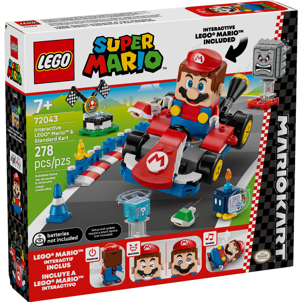 LEGO®Super Mario: Mario Kart™ – Lego® Mario™ Interactivo Y Kart Estándar (72043)_001