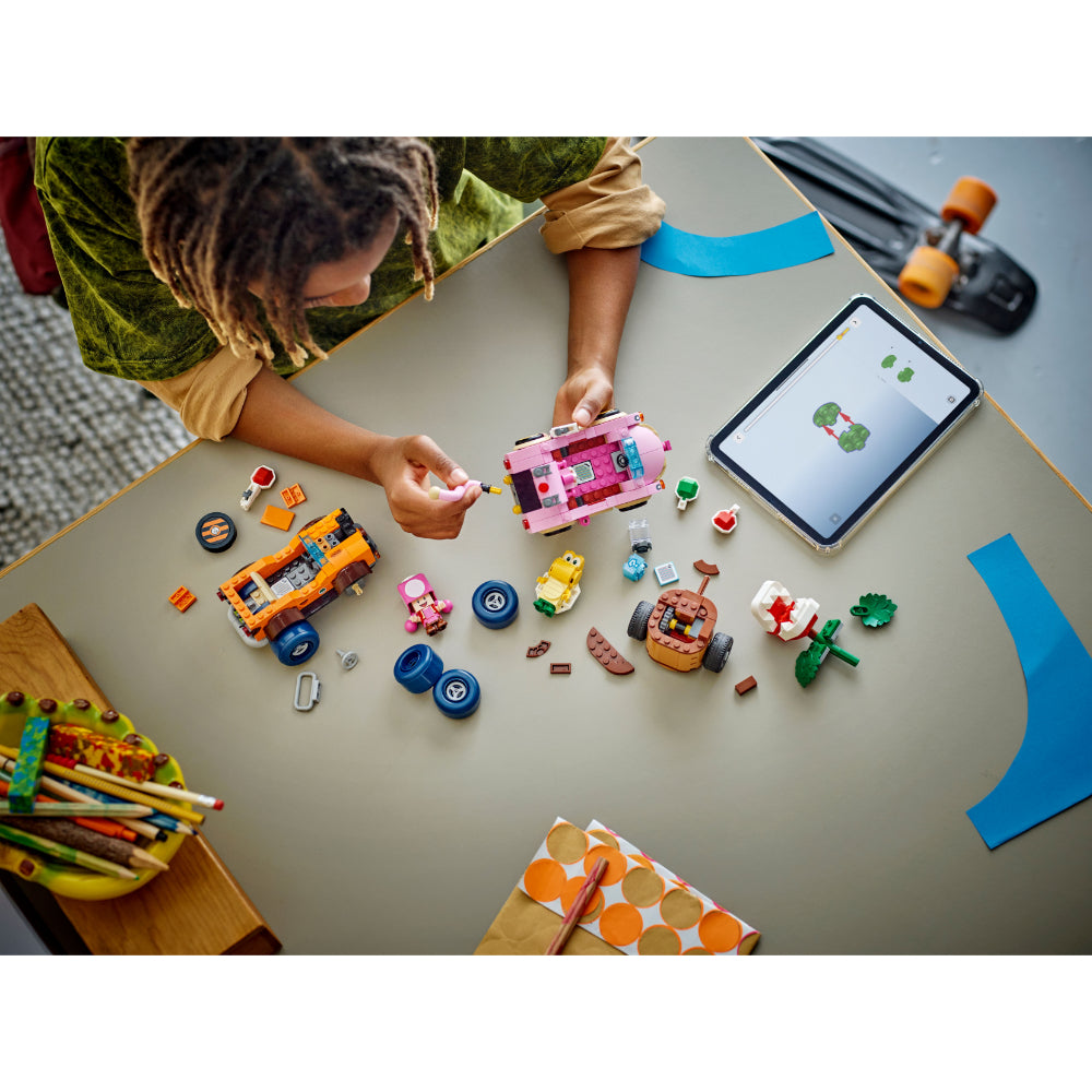 LEGO®Super Mario: Mario Kart™ – Persecución Con Potenciador De Planta Piraña (72044)_006