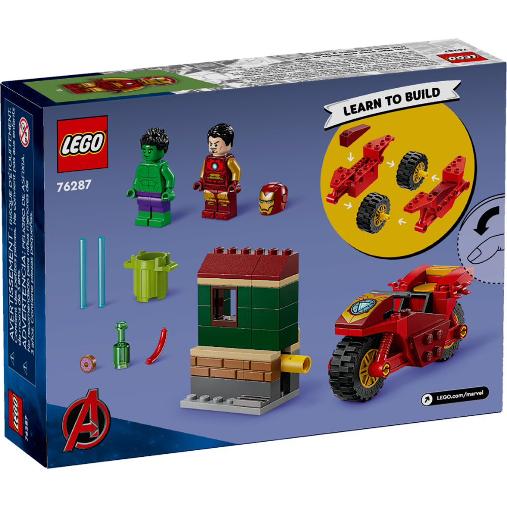 LEGO®Marvel Super Heroes: Iron Man Con Moto Y Hulk (76287)_003