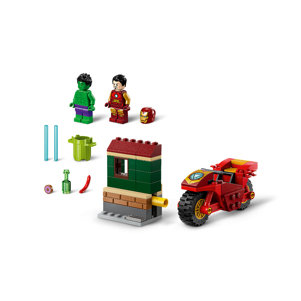 LEGO®Marvel Super Heroes: Iron Man Con Moto Y Hulk (76287)_004