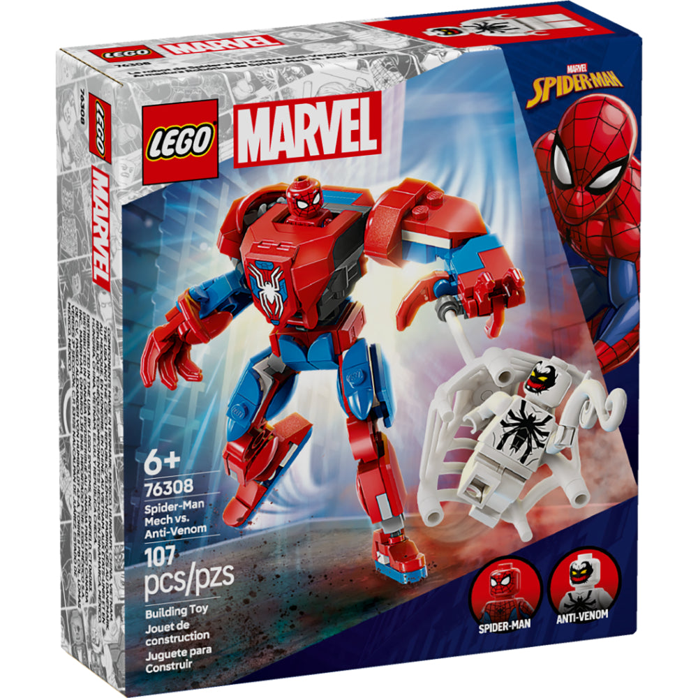 LEGO®Marvel Super Heroes: Armadura Robótica De Spider-Man Vs. El Anti-Venom (76308)_001