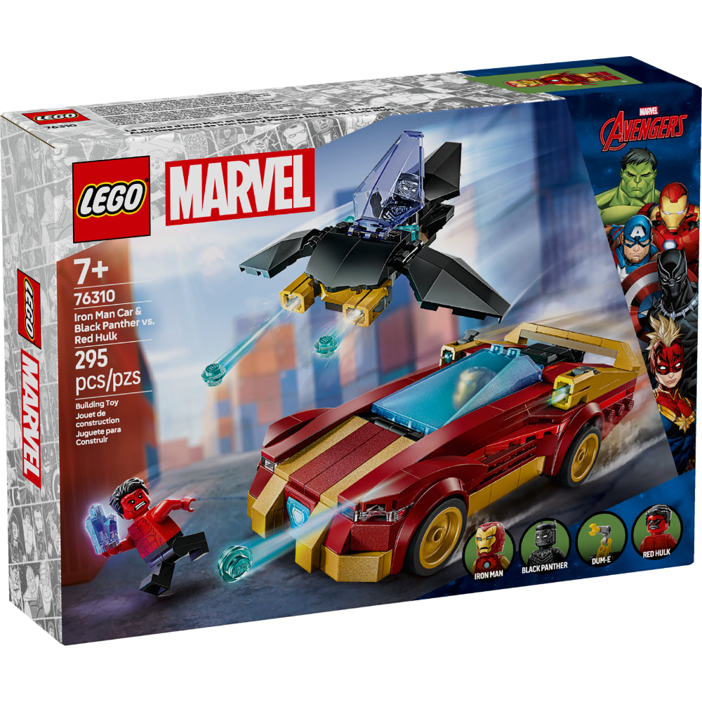 LEGO®Marvel Super Heroes: Deportivo De Iron Man Y Black Panther Vs. Hulk Rojo (76310)_001