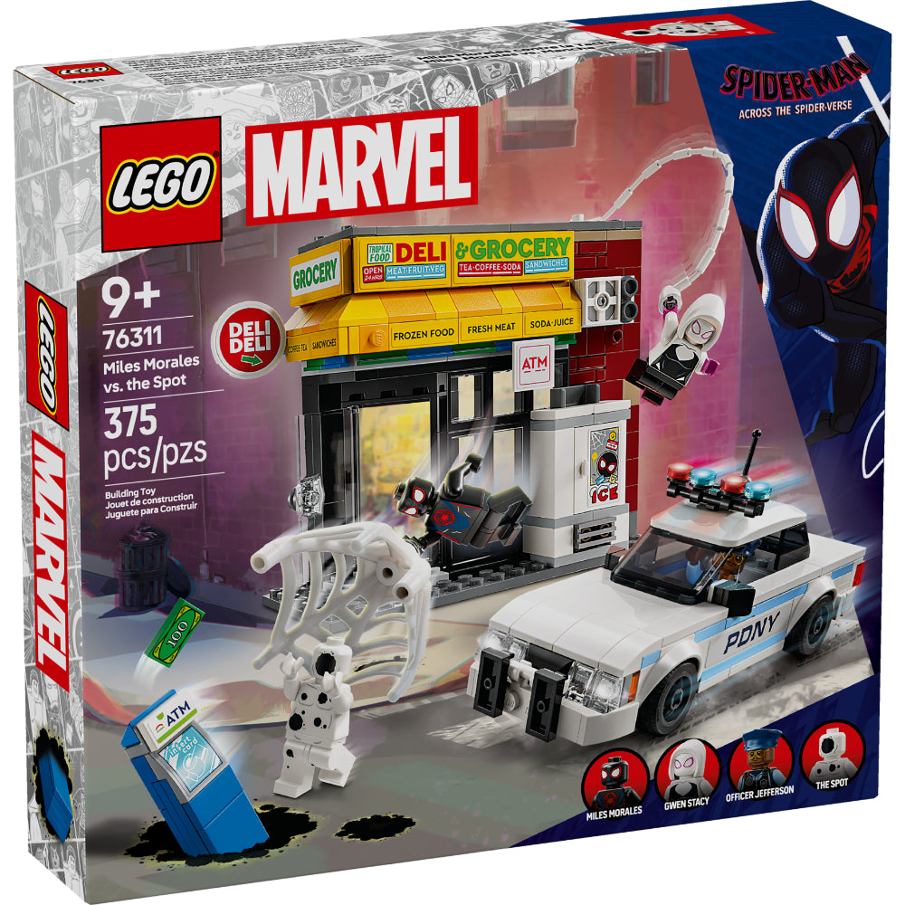 LEGO®Marvel Super Heroes: Multiverso Arácnido: Miles Morales Vs. Mancha (76311)_001