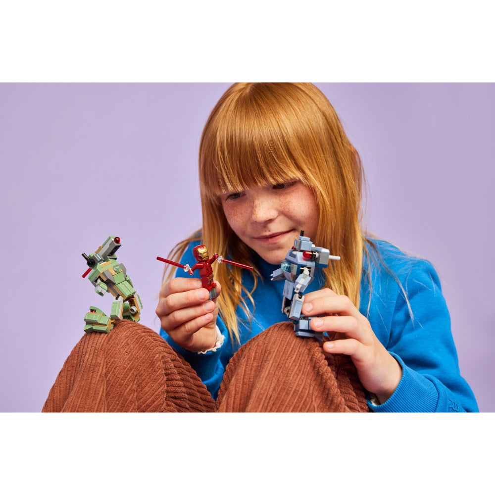 LEGO®Marvel Super Heroes: Iron Man Y Máquina De Guerra Vs. Drones De Hammer (76320)_007