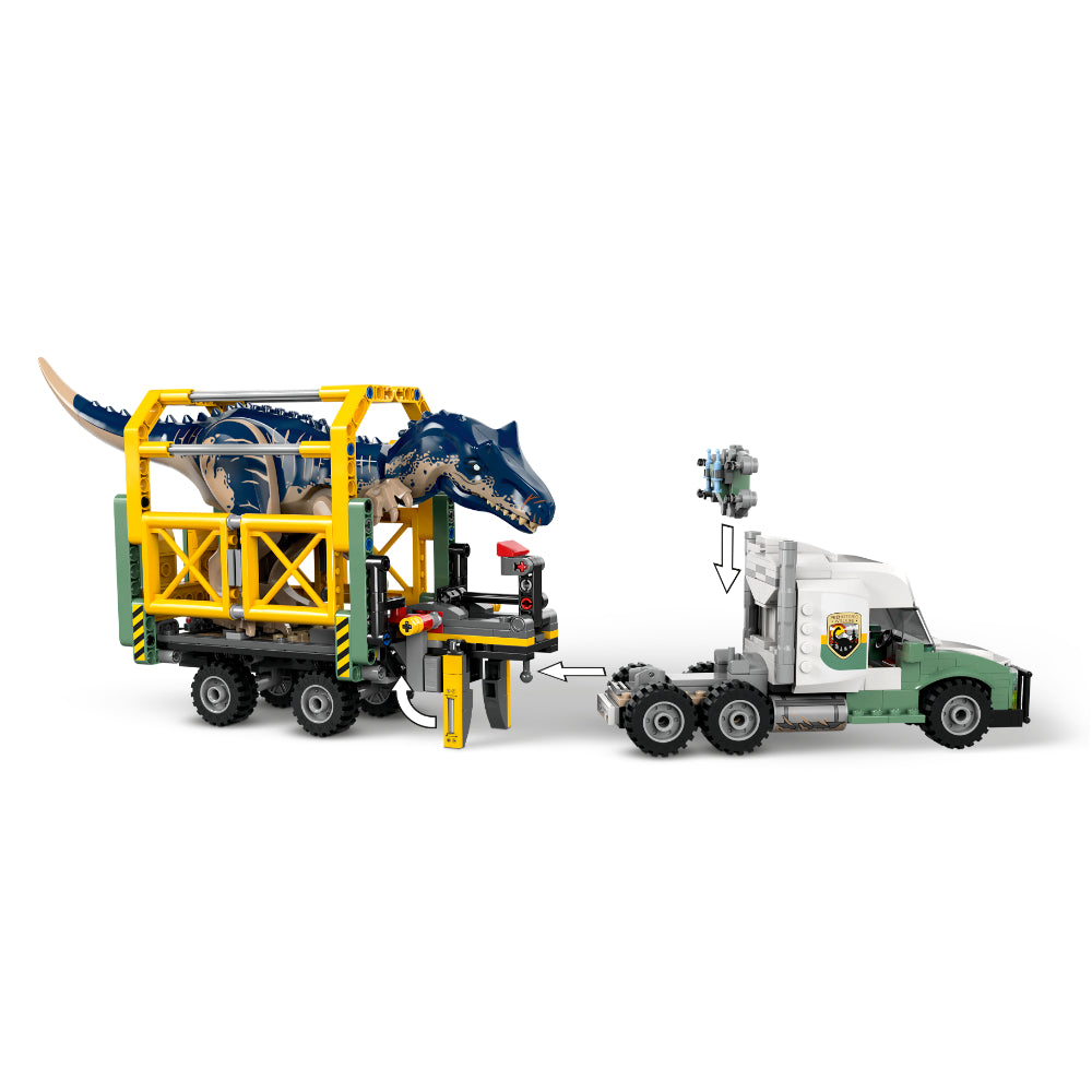 LEGO®Jurassic World: Misiones Dinosaurio: Camión De Transporte Del Allosaurus (76966)_006