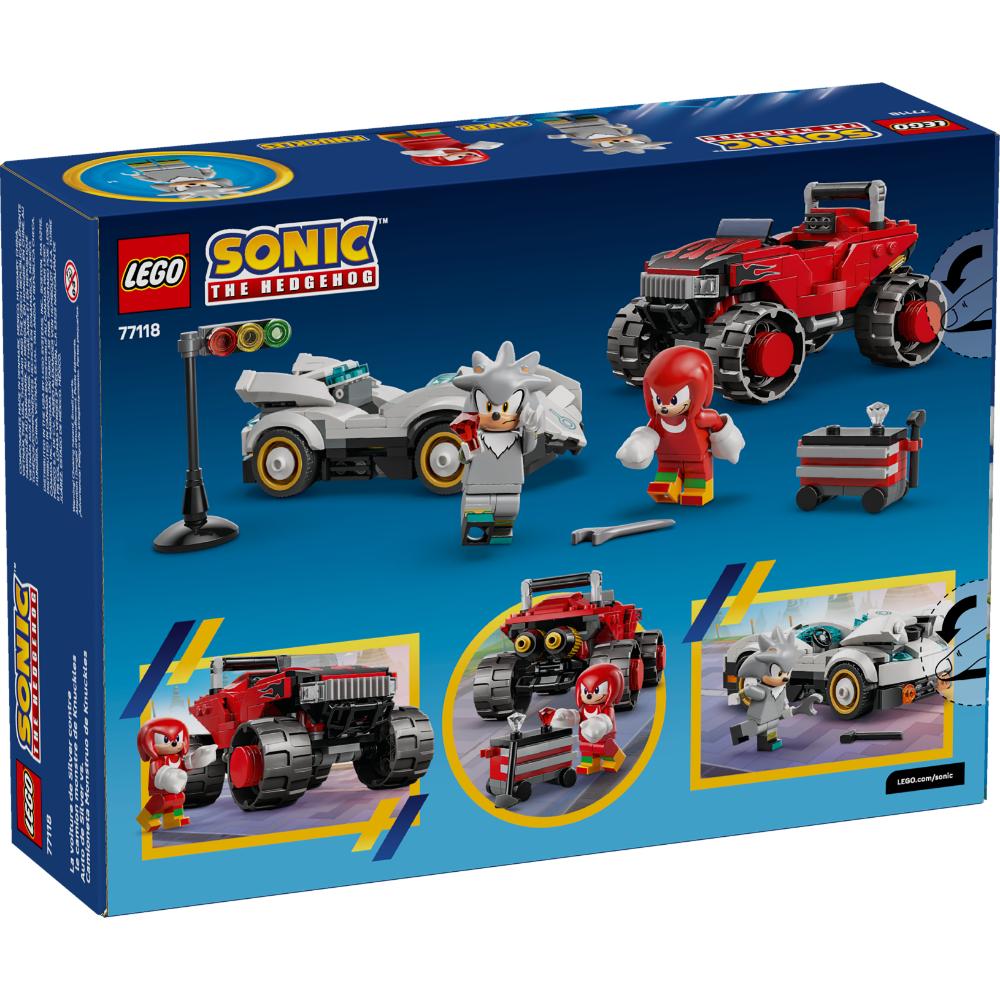 AUTO DE SILVER VS. CAMIONETA MONSTRUO DE KNUCKLES