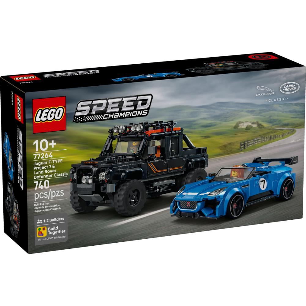 LEGO®Speed Champions: Jaguar Project 7 Y Land Rover Defender (77264)_001