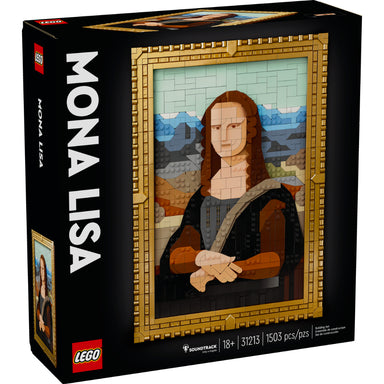 Set LEGO® Art Mona Lisa con marco dorado y diseño inspirado en la obra de Leonardo da Vinci