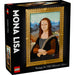 Set LEGO® Art Mona Lisa con marco dorado y diseño inspirado en la obra de Leonardo da Vinci