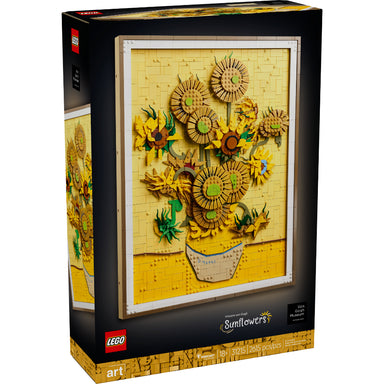 Set LEGO® Art Los Girasoles de Vincent van Gogh (31215), una versión 3D en ladrillos inspirada en la obra original del artista, creada junto al Museo Van Gogh.