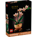 Set LEGO® Botanical Miniorquídea con flores, hojas y maceta decorativa para el hogar u oficina