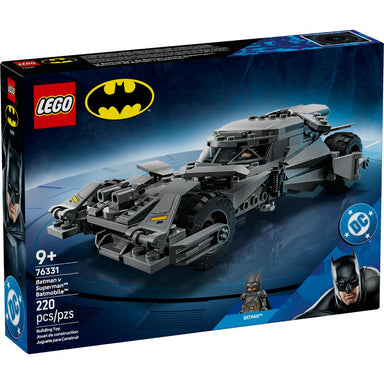 LEGO DC Batman Batimóvil Batman v Superman 76331 con minifigura de Batman con armadura, cabina abatible y moneda conmemorativa dorada