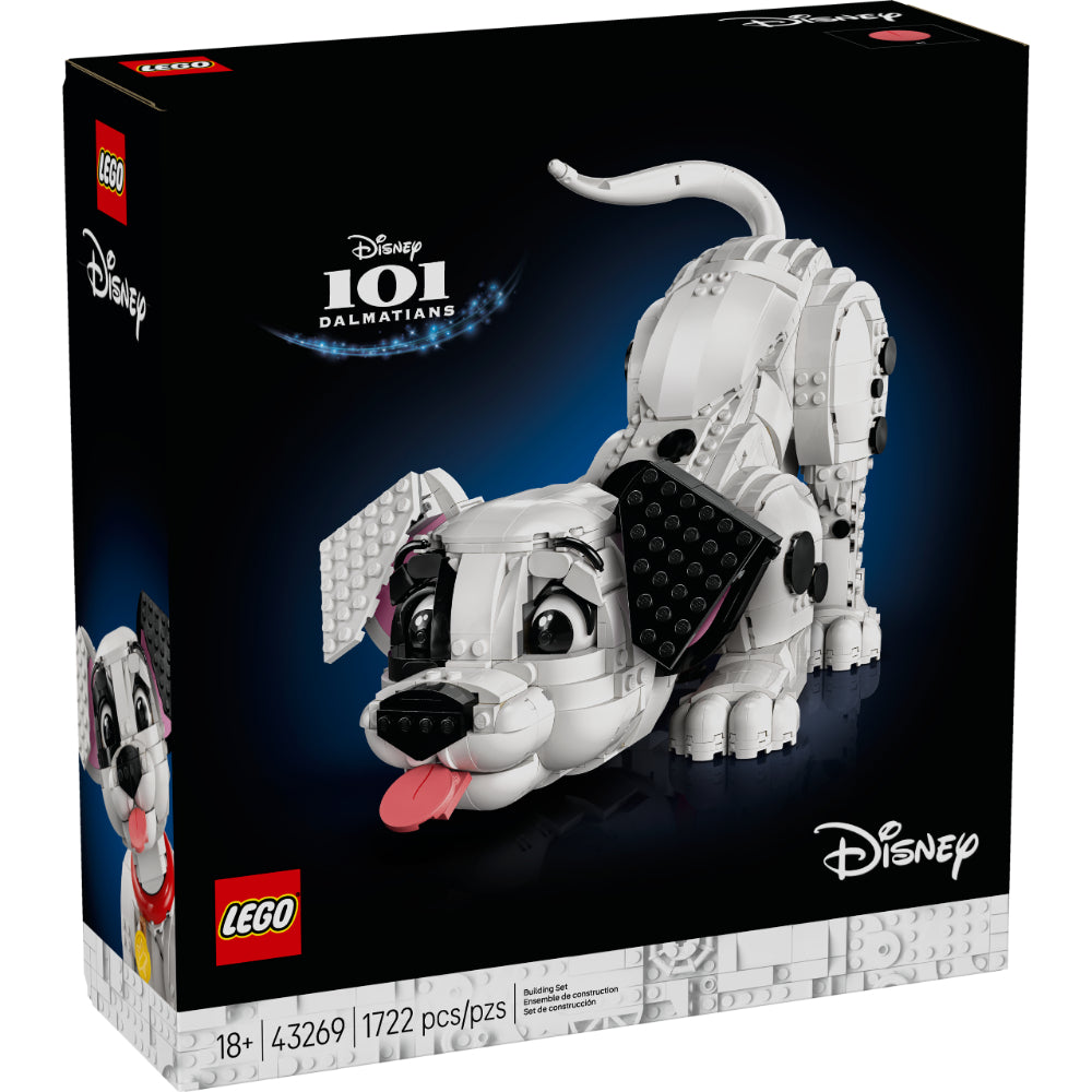 LEGO Disney Cachorro de 101 Dálmatas 43269 modelo coleccionable de dálmata construible para adultos