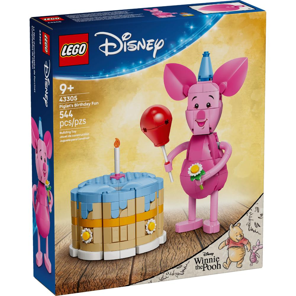 Set LEGO® Disney Cumpleaños de Piglet con figura articulada y pastel con sorpresa