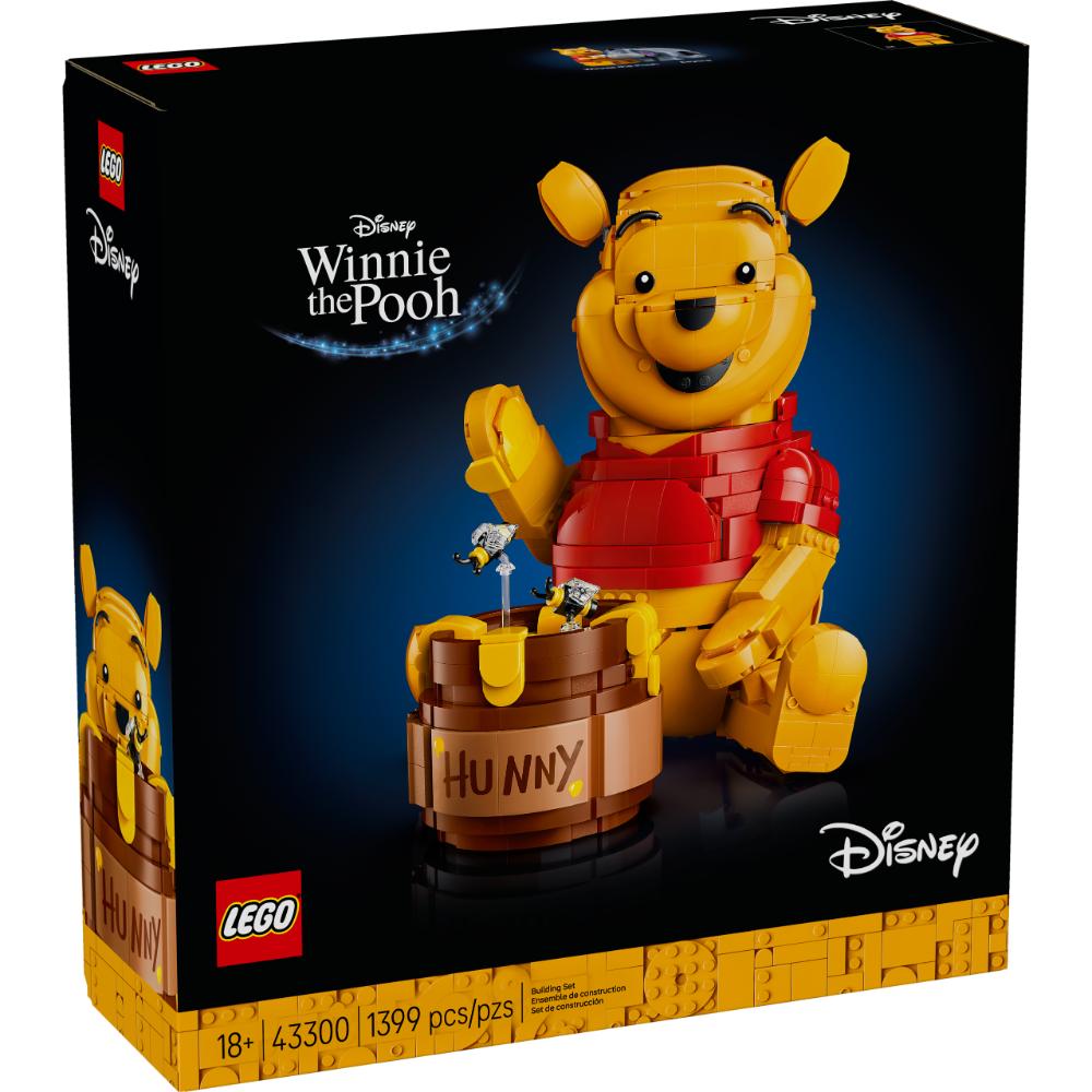 Set LEGO® Disney Winnie the Pooh con figura articulada, frasco de miel y personajes ocultos