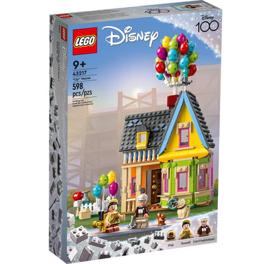 LEGO Disney y Pixar Casa de Up 43217 con Carl Fredricksen, Russell y el perro Dug, set de 598 piezas