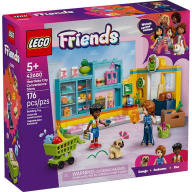 Set LEGO® Friends Minisúper de Heartlake City con minipersonajes, carrito de compras y accesorios de alimentos