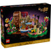 Caja del set LEGO® Ideas Willy Wonka y la Fábrica de Chocolate (21360) que muestra la colorida fábrica con su cascada de chocolate, el barco Wonkatania y las minifiguras de Willy Wonka, Charlie Bucket, el abuelo Joe, Veruca Salt, Violet Beauregarde, Augustus Gloop, Mike Teavee y dos Oompa Loompas.