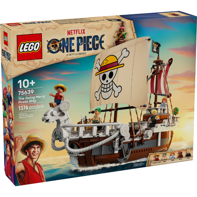 Set LEGO® ONE PIECE Barco Going Merry con minifiguras de Luffy, Zoro, Nami, Usopp y Sanji
