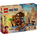 Set LEGO® ONE PIECE Cabaña del Pueblo con minifiguras de Luffy, Shanks y Makino