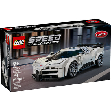 LEGO Speed Champions Bugatti Centodieci 77240 con minifigura de conductor Bugatti y 291 piezas