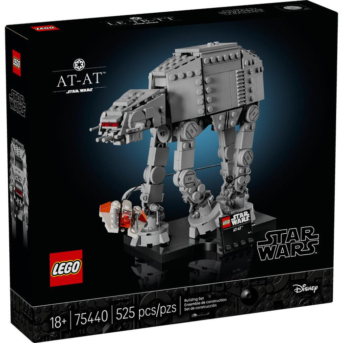 Modelo LEGO® Star Wars AT-AT con speeder de nieve de la Batalla de Hoth
